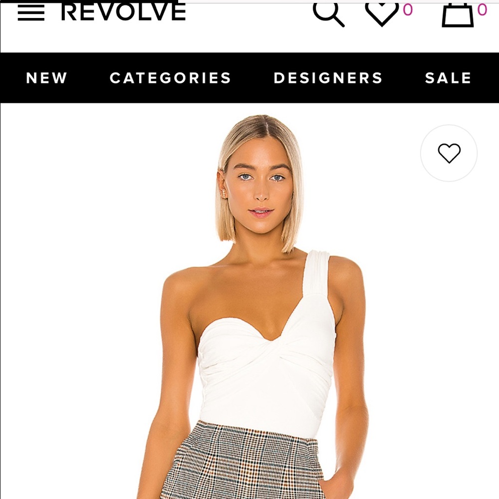 Privacy Please Kaela White Bodysuit